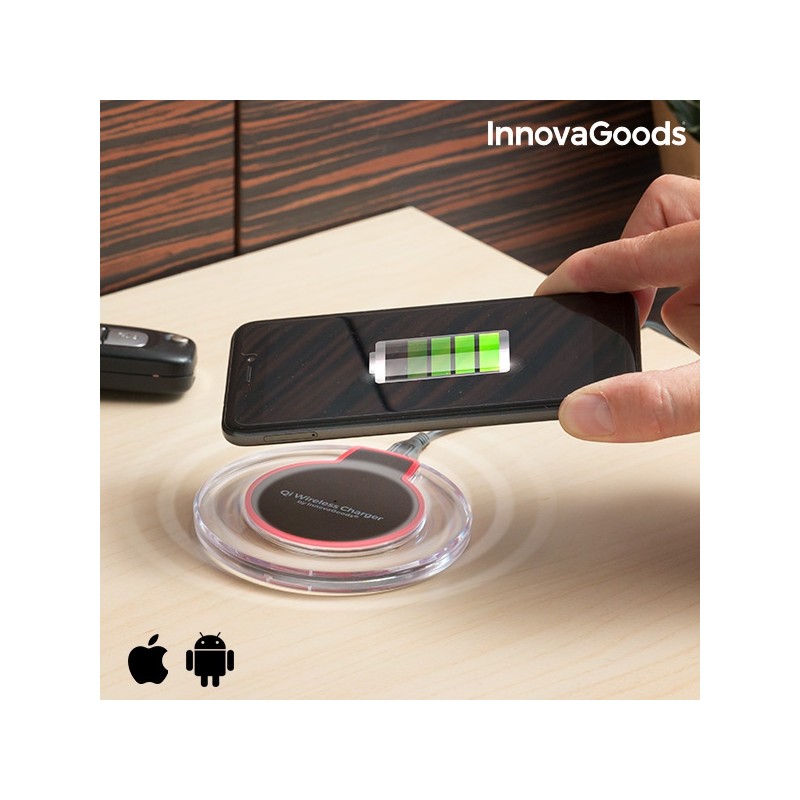 Chargeur Sans Fil pour Smartphones Wh InnovaGoods - Flash Deal - Ventes  flash de marques à prix cassés - Vif et Crolles